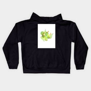 Green Fruit Mix Kids Hoodie